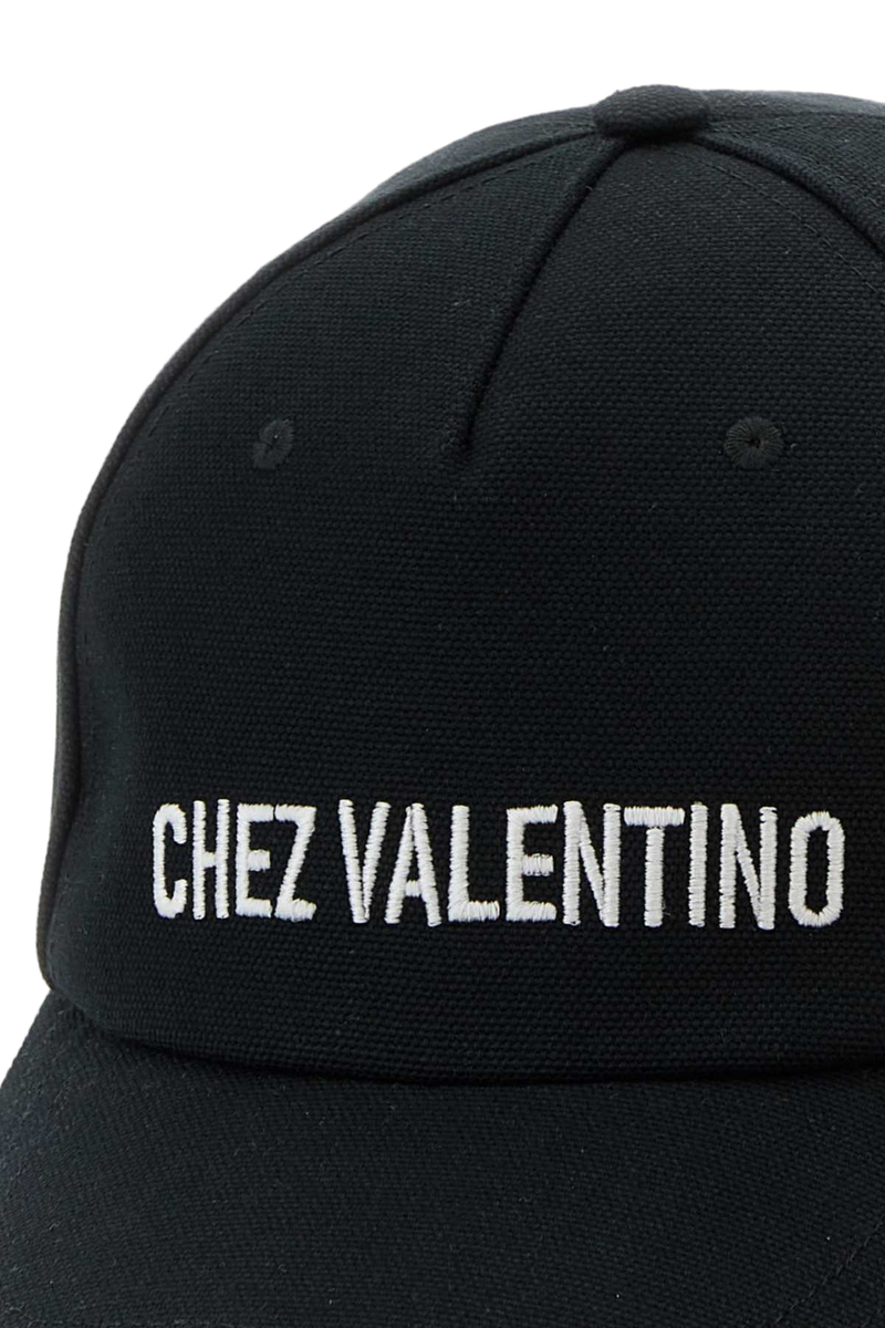 Valentino Garavani 6y2hda41fvh Baseball Cap — Black Caps