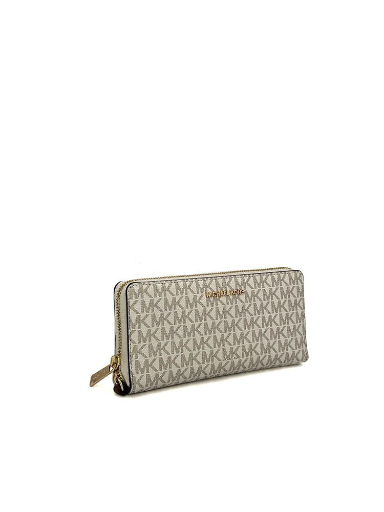 Michael Kors Coated Canvas Wallet — Beige 89.coated