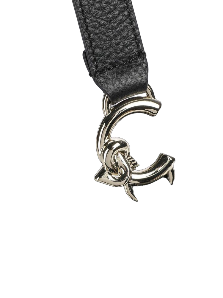 Coccinelle Shoulder Bag — Black Cowhide