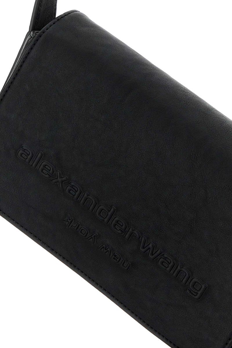 Alexander Wang Flap Crossbody Bag — Black
