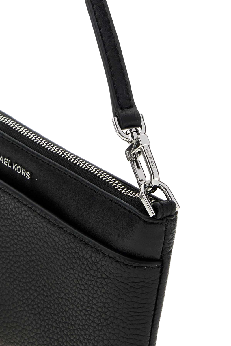 Michael By Kors Conv Clutch — Black Mixed Fibres