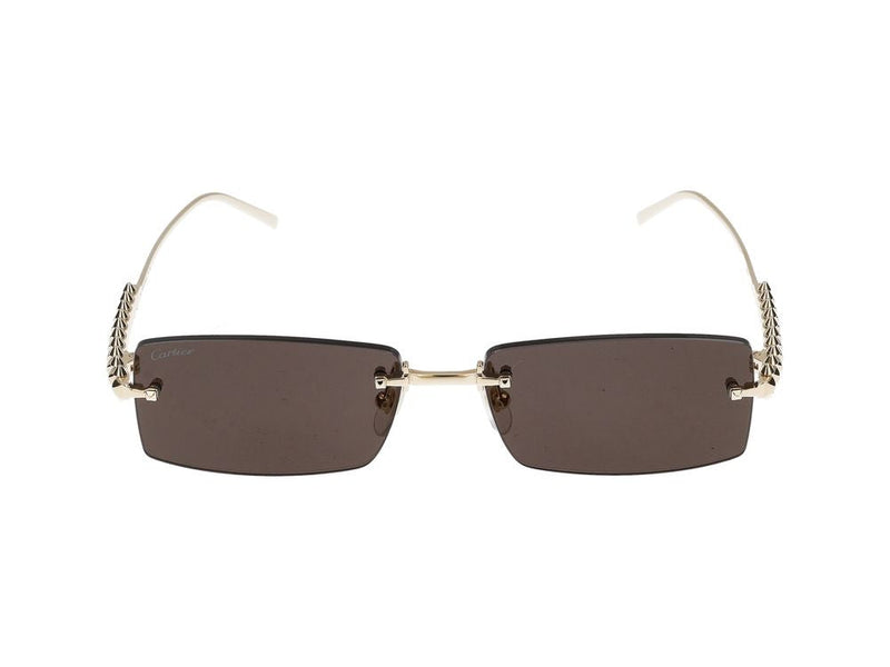 Cartier Ct0604s Sunglasses — Gold Metal
