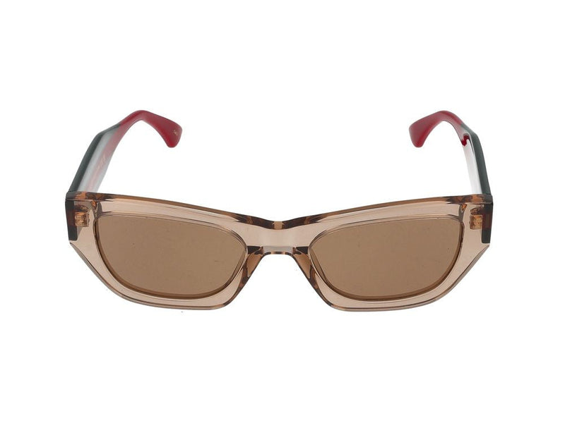Gucci Gg2116s Logo-Embellished Acetate Sunglasses — Brown