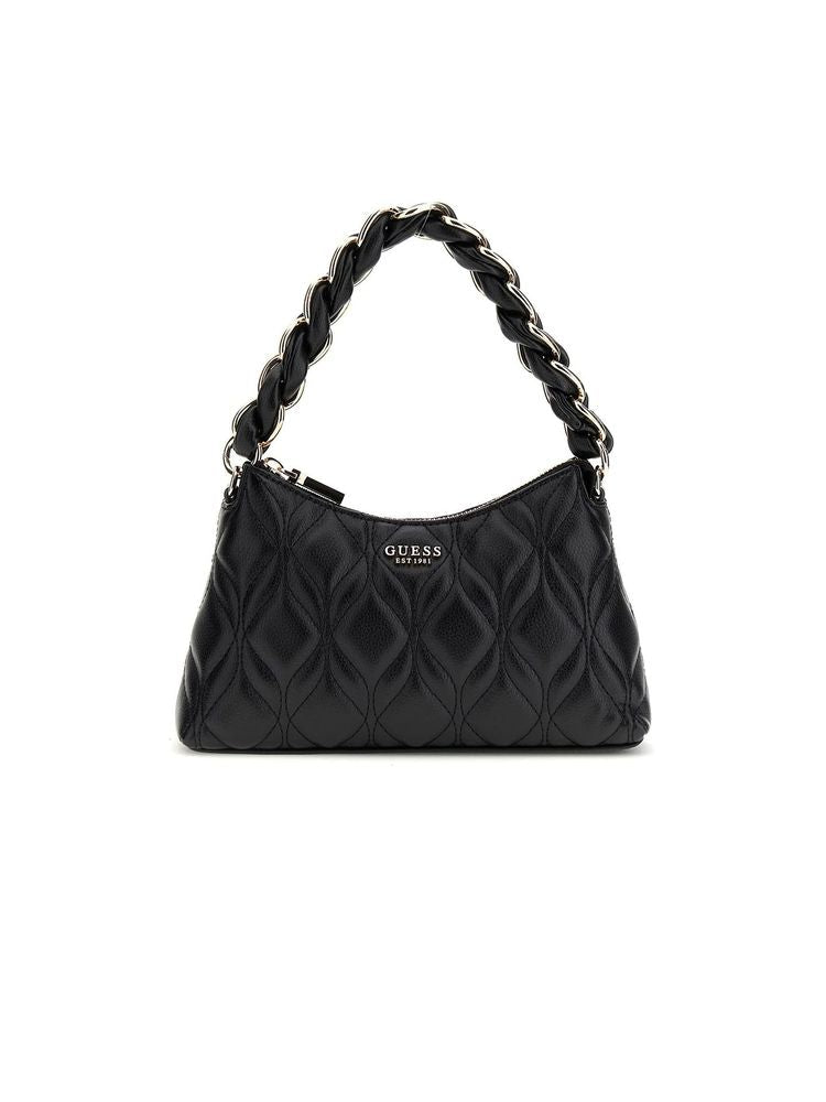 Guess Shoulder Bag — Black Polyurethane