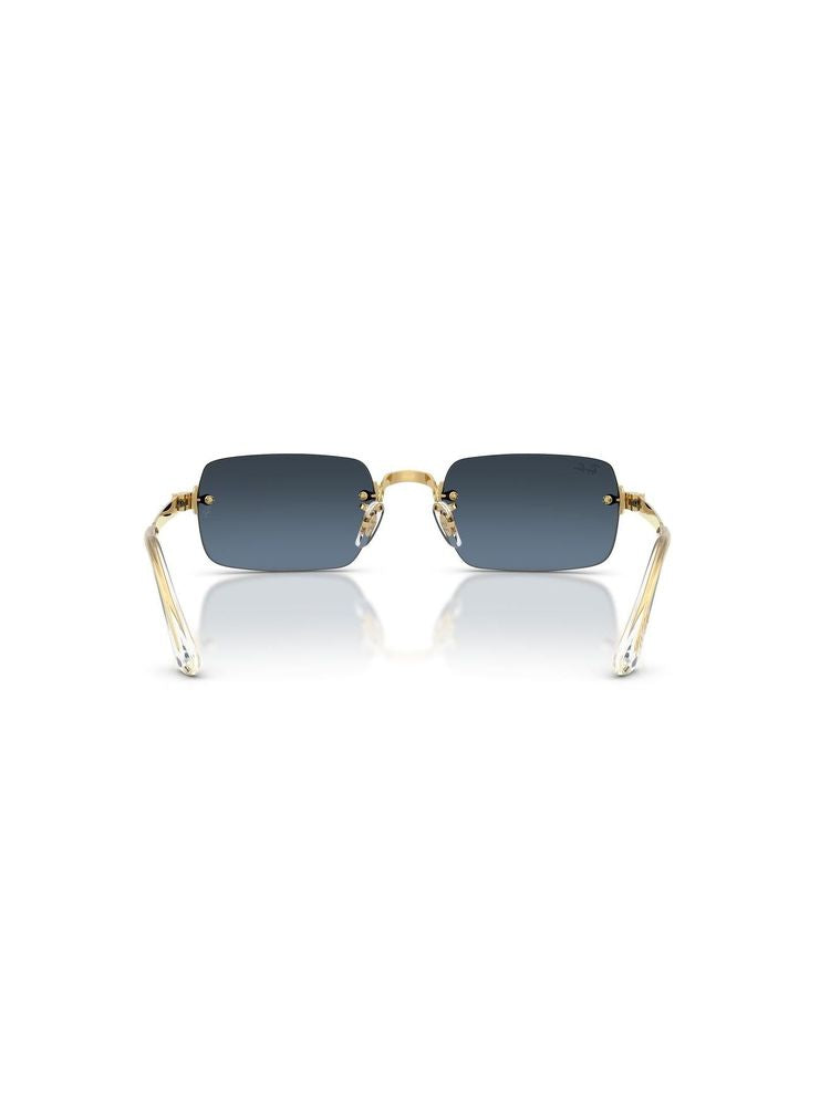 Ray-Ban 0rb3928 Square-Frame Metal Sunglasses — Gold Frame