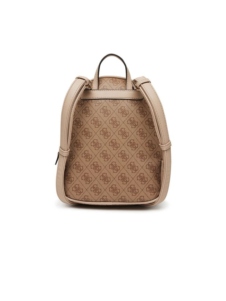 Guess Manhattan Ii Backpack — Beige Polyurethane