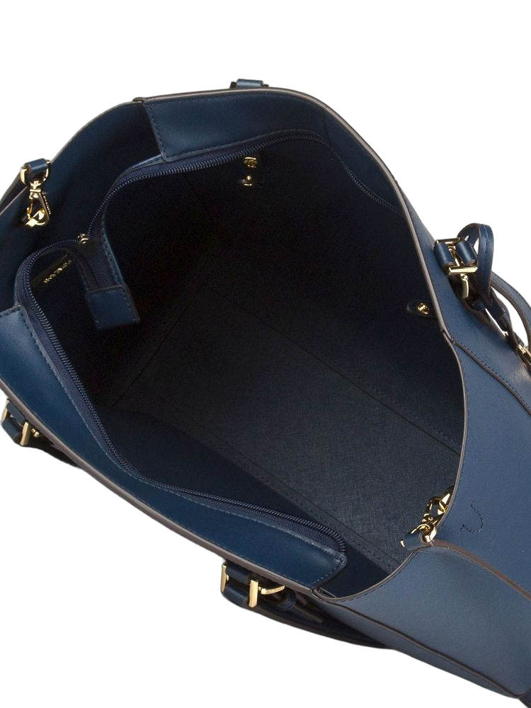 Michael Kors Charlotte Tote Bag — Navy 88.coated Canvas
