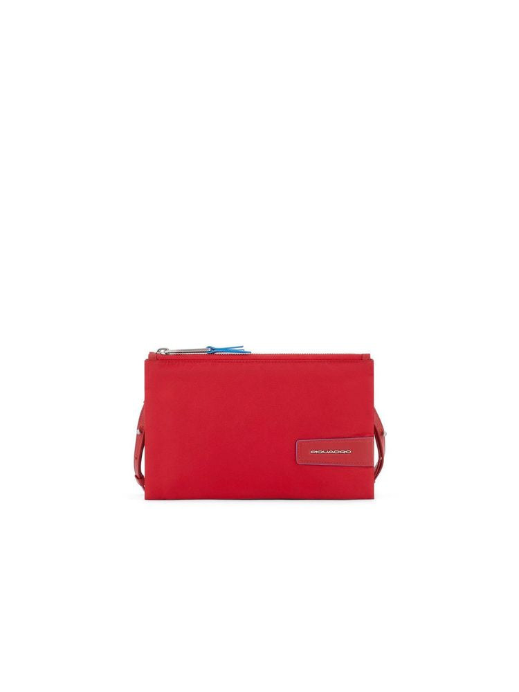 Piquadro Recycled Nylon Clutch — Red