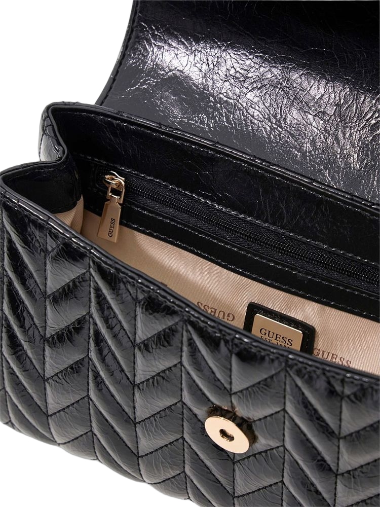 Guess Cheryl Crossbody Bag — Black Polyurethane