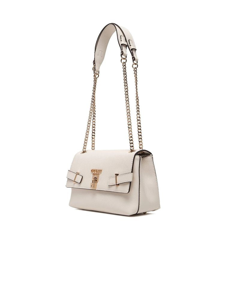 Guess Polyurethane Crossbody Bag — Beige
