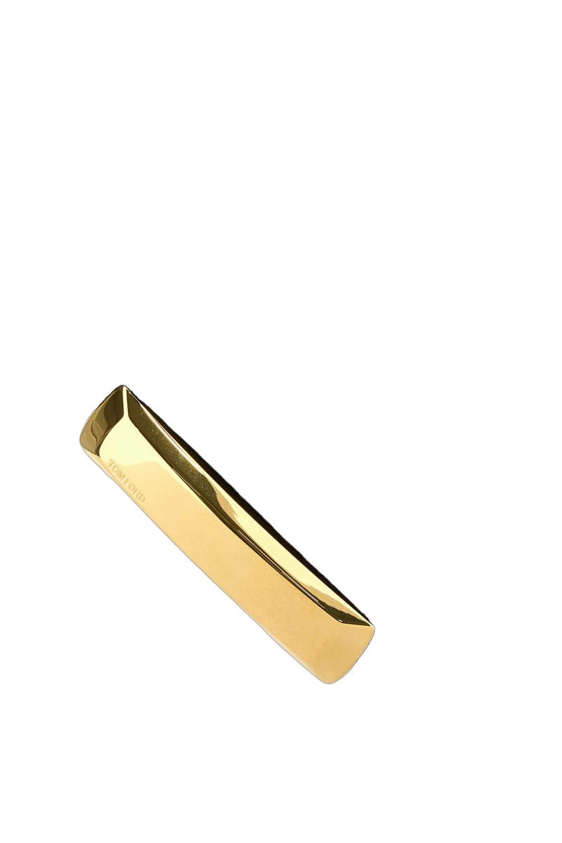 Tom Ford Gold-Trimmed Clutch — Black