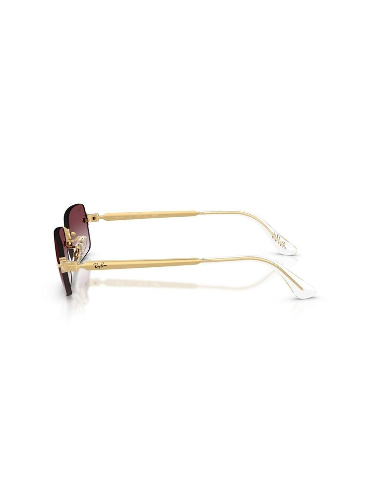 Ray-Ban 0rb3928 Rimless Square Sunglasses — Gold Metal Frame
