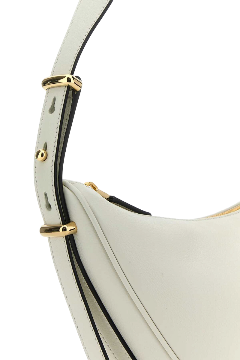 Prada Arquè Shoulder Bag — White Vitello