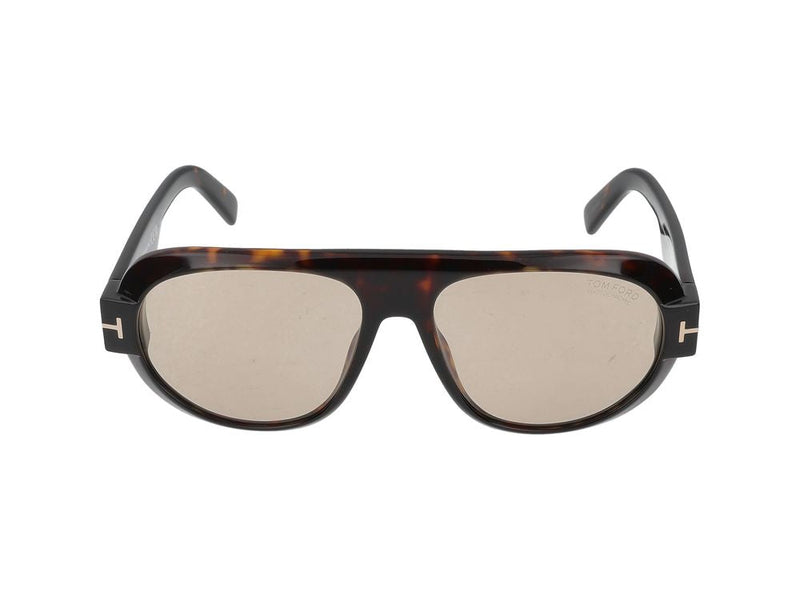 Tom Ford Ft1102 Injected Acetate Sunglasses — Tortoiseshell-Black Tortoiseshell/black