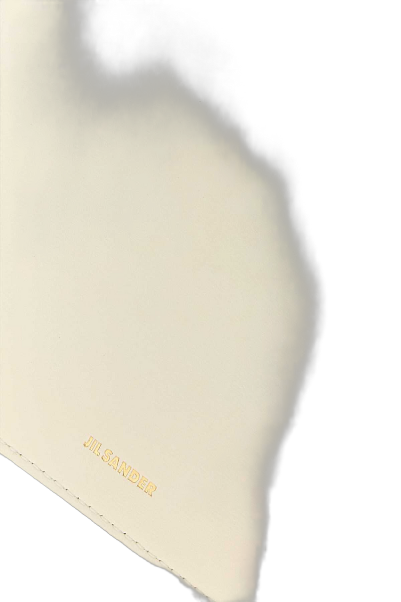 Jil Sander Calfskin Wallet — Beige Exterior: Calf