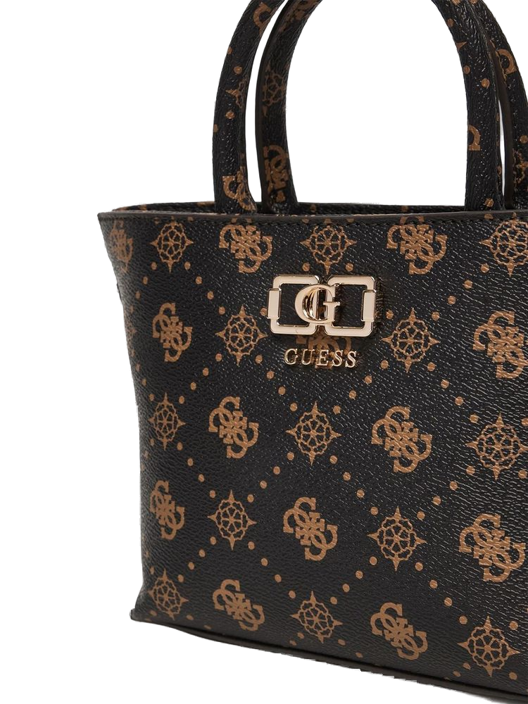 Guess Tote Bag — Black Polyurethane