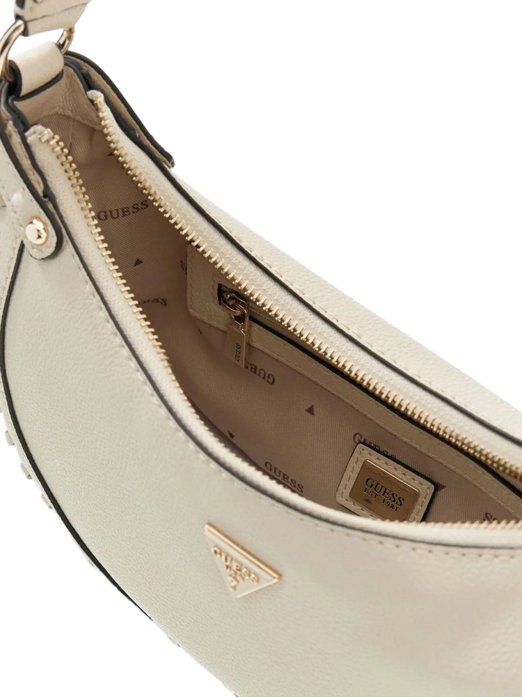 Guess Petra Hobo Bag — Beige Polyurethane