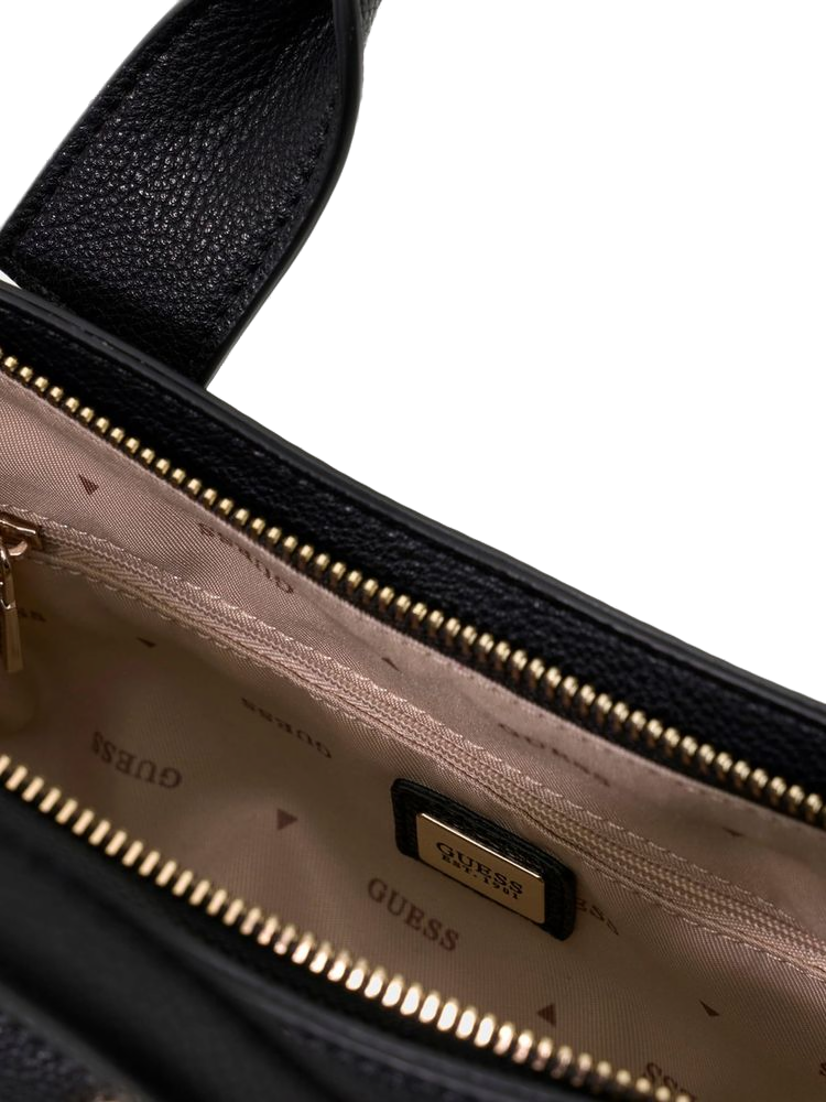 Guess Shoulder Bag — Black Polyurethane