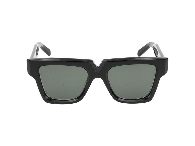 Valentino Vls-162a-51_v Square Acetate Frame Sunglasses — Black