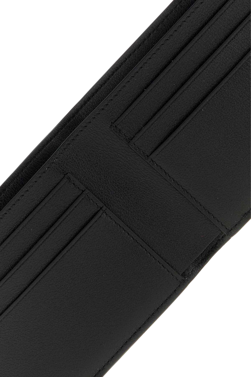 Ferragamo Embos Wallet — Black Exterior: Leather