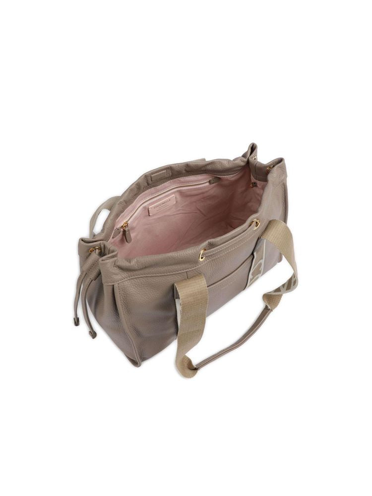 Coccinelle Tote Bag — Taupe Cow Leather