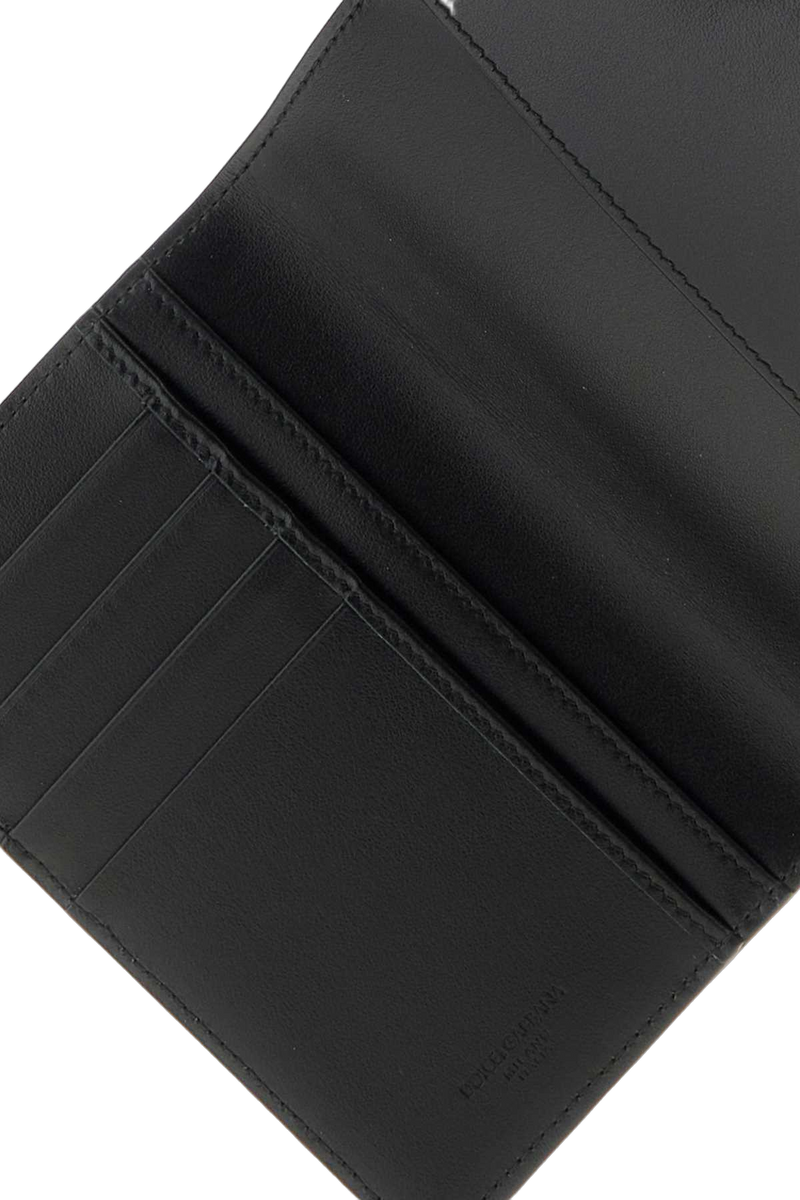 Dolce & Gabbana Leather Wallet — Black Exterior