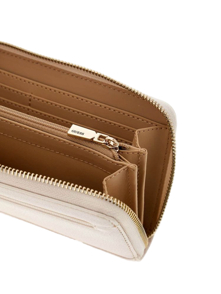 Guess Wallet — White Polyurethane