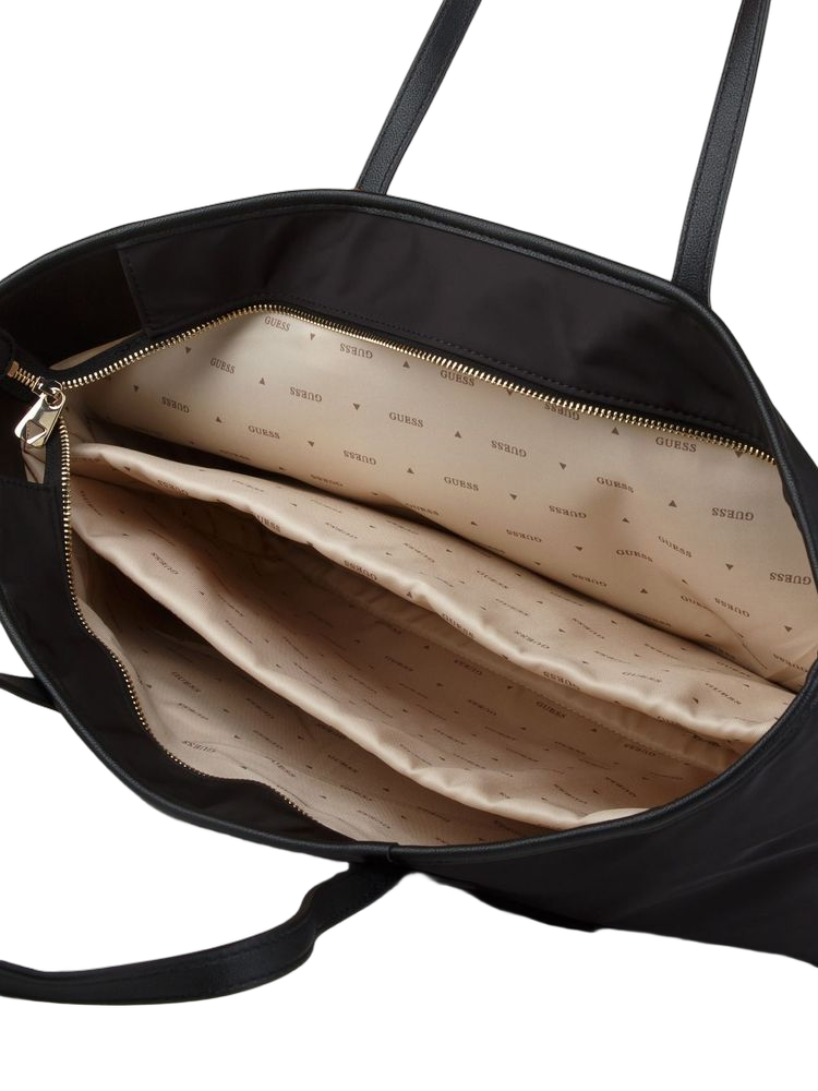 Guess Polyester Tote Bag — Black