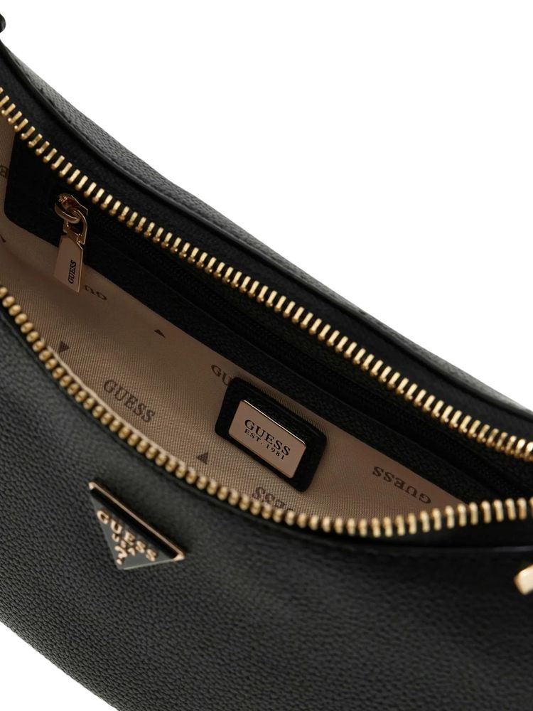 Guess Hobo Bag — Black Polyurethane