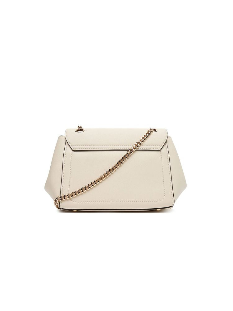 Guess Talent Crossbody Bag — White Polyurethane