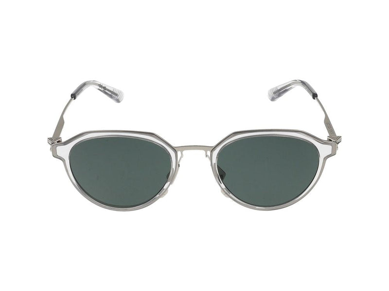 Bottega Veneta Bv1331s Round-Frame Sunglasses — Grey Acetate