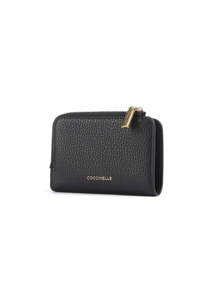 Coccinelle Wallet — Black Cowhide