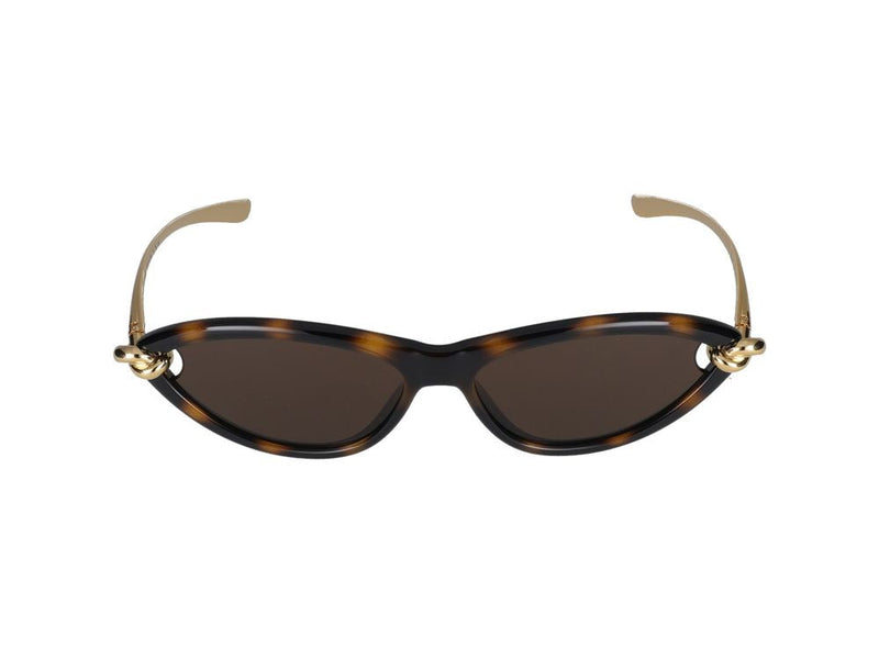 Bottega Veneta Bv1390s Sunglasses — Tortoiseshell Injected