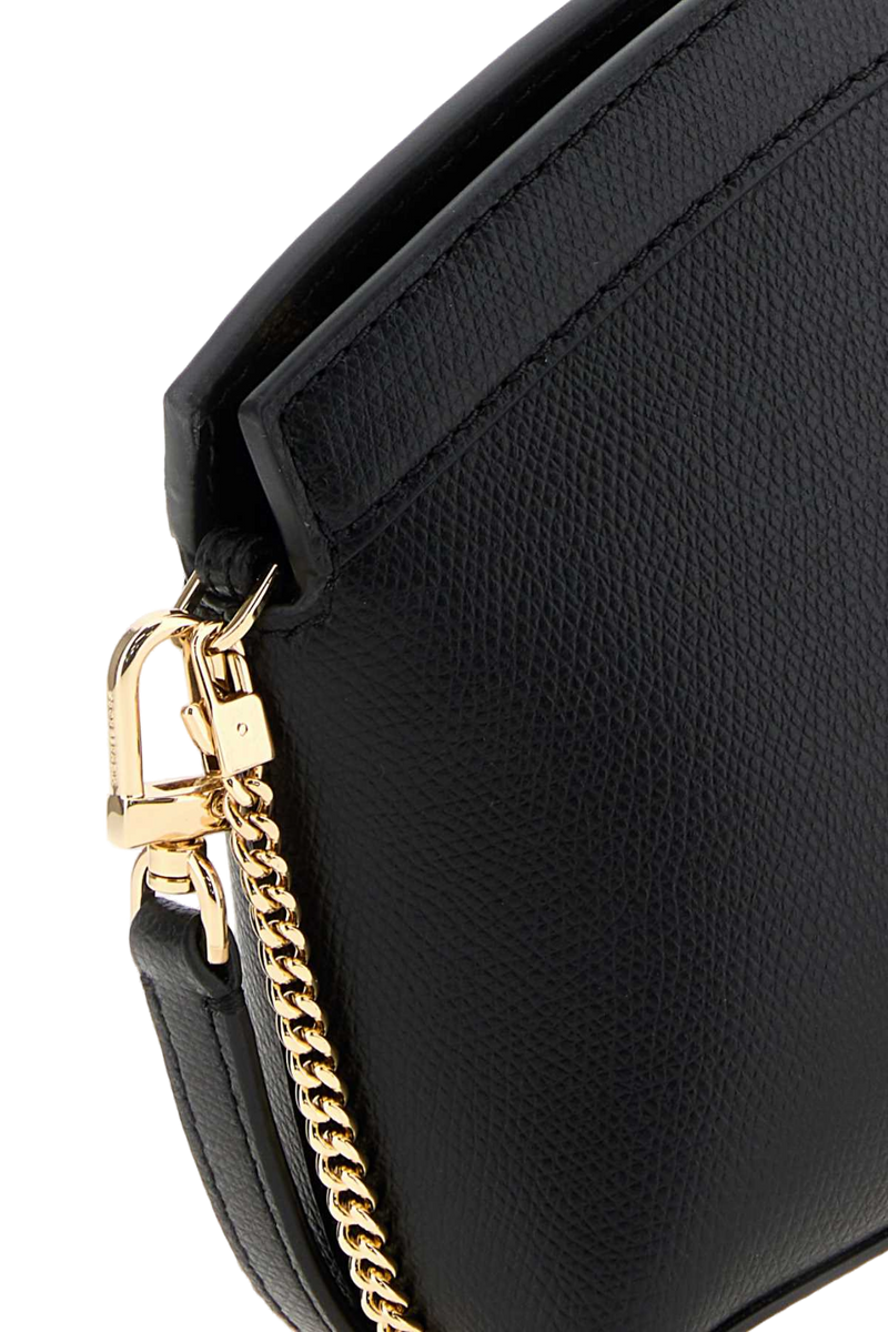 Michael By Kors Dome Clutch — Black
