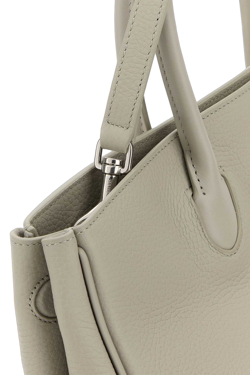 Burberry Top Handle Bag — Beige