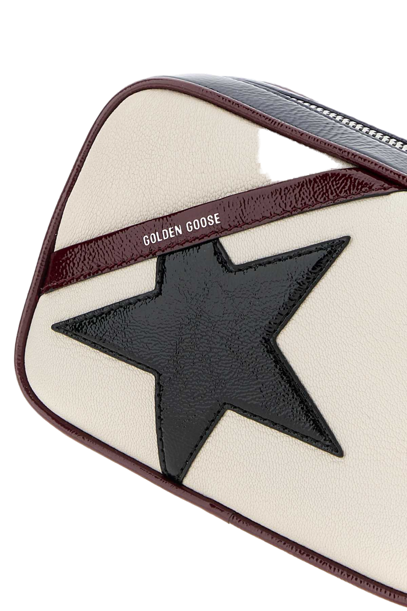 Golden Goose Deluxe Brand Mini Star Crossbody Bag — Beige
