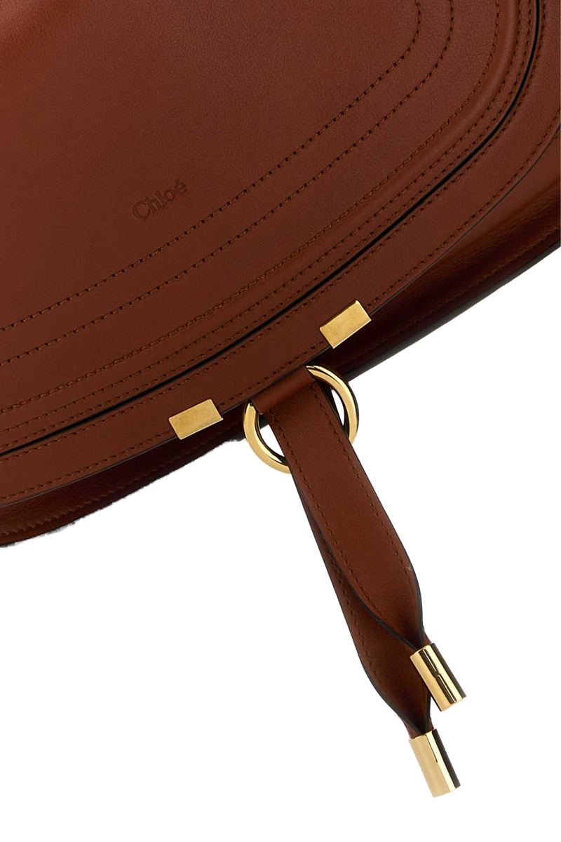 Chloé Marcie Shoulder Bag — Brown