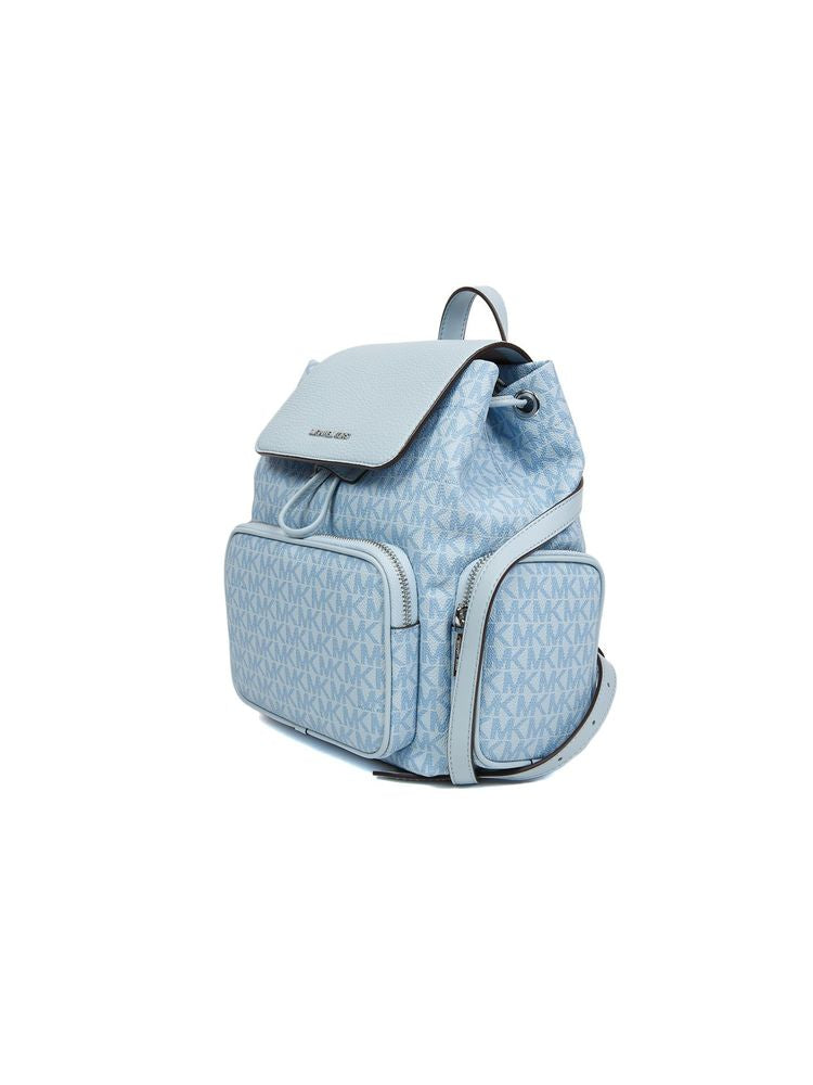 Michael Kors Backpack — Blue Polyvinyl Chloride