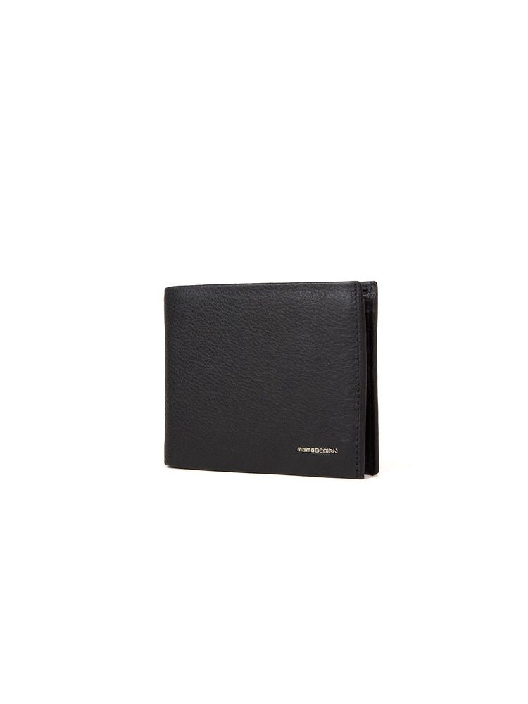 Momo Design Genuine Leather Wallet — Black