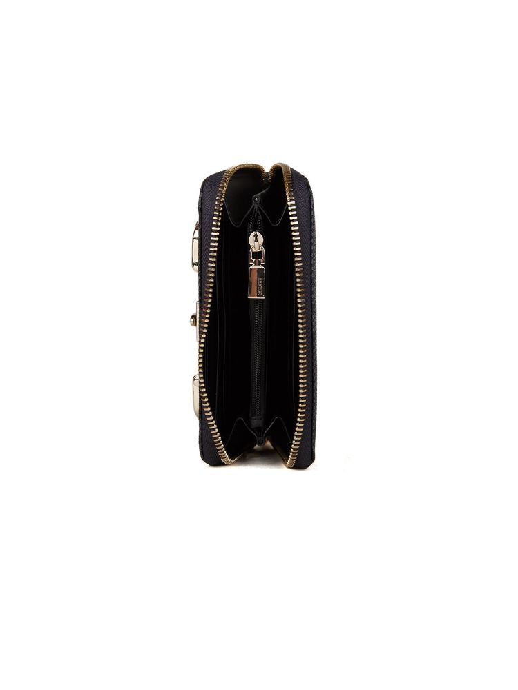 Guess Janie Wallet — Black Polyurethane