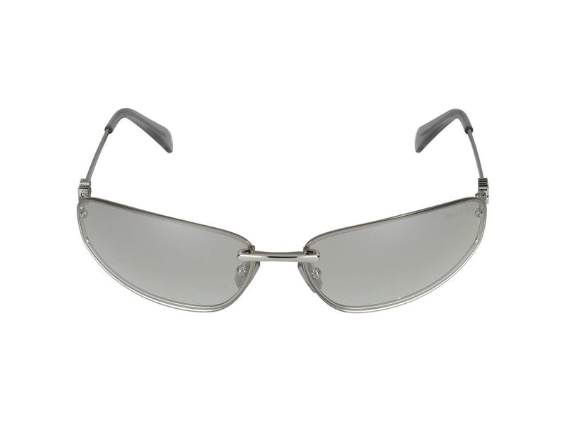 Miu Miu 0mu Sunglasses — Gray Metal