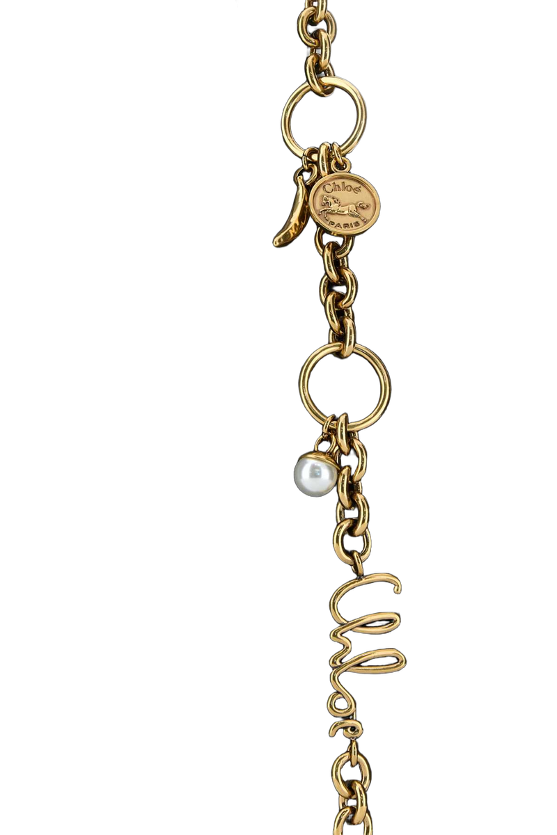 Chloé Chain-Strap Nappa Lamb Shoulder Bag — Black