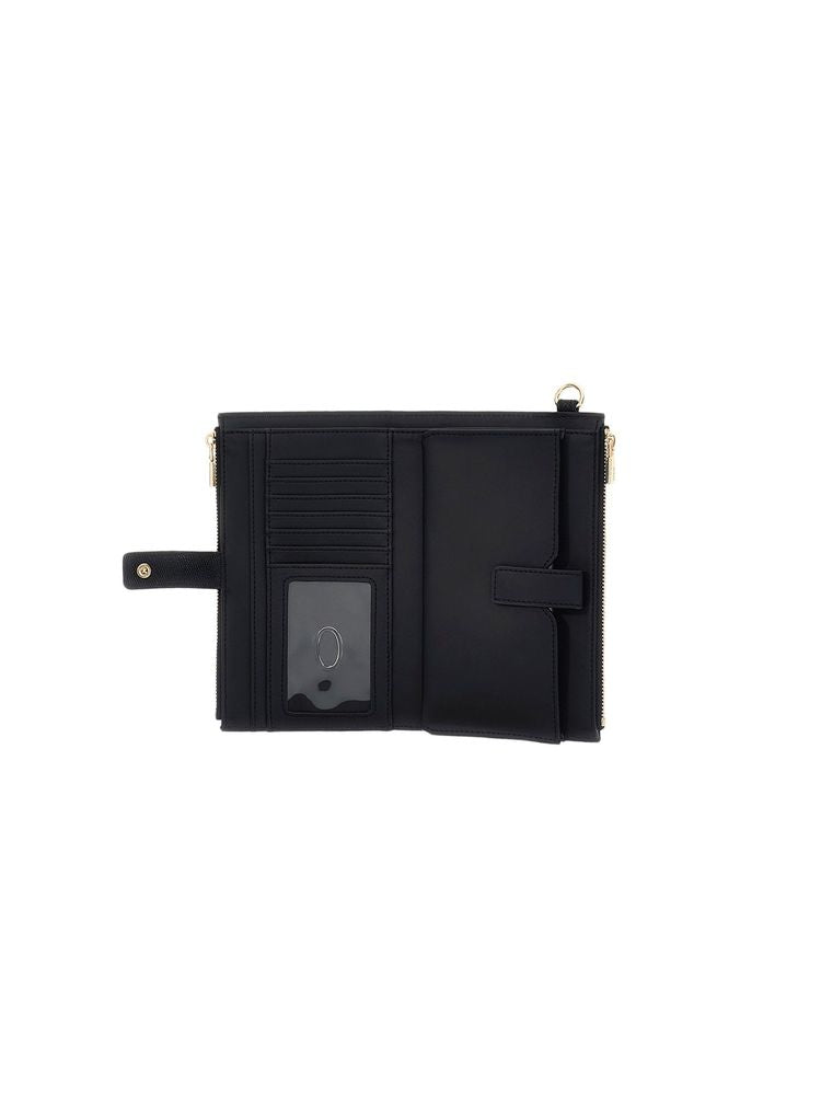 Guess Amorette Wallet — Black Polyurethane