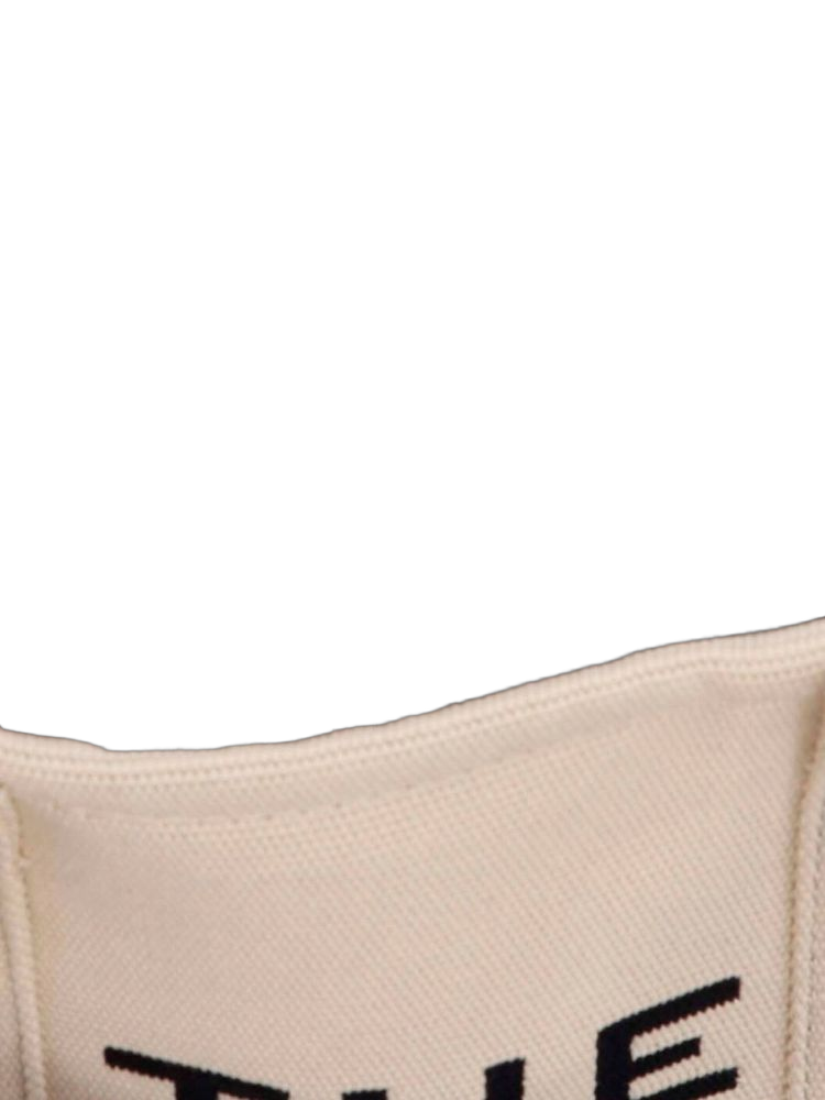 Marc Jacobs Cotton Jacquard Tote Bag — Beige