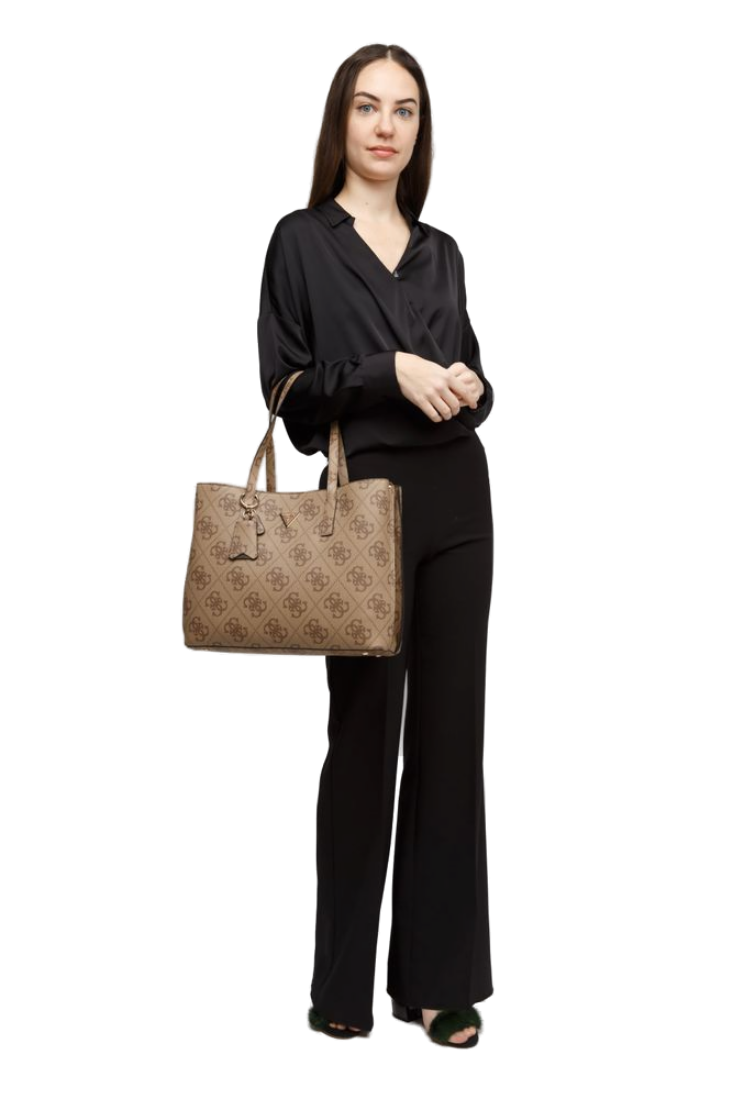 Guess Tote Bag — Beige Polyurethane