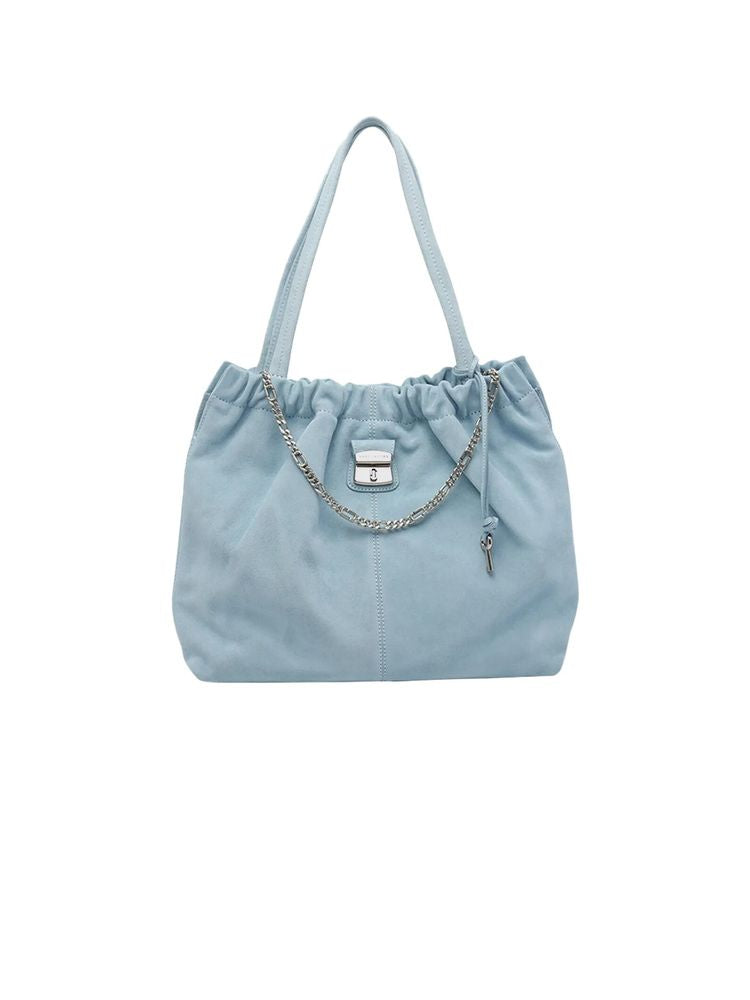 Marc Jacobs Cow Leather Tote Bag — Blue