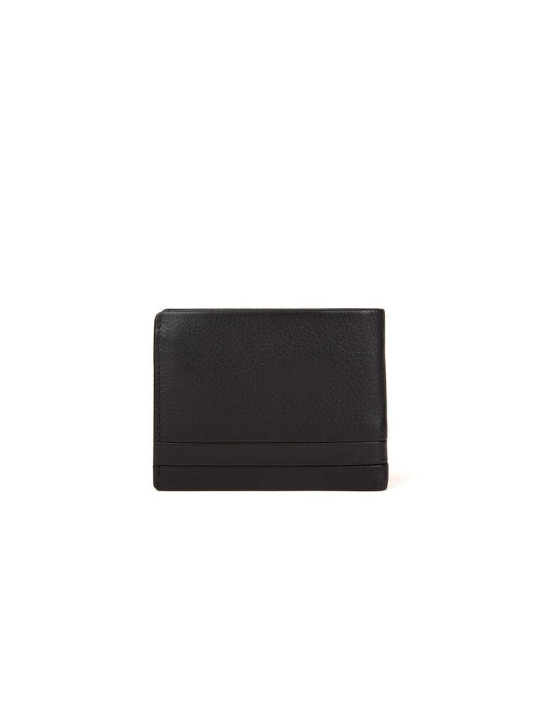 Momo Design Bifold Polyurethane Wallet — Black