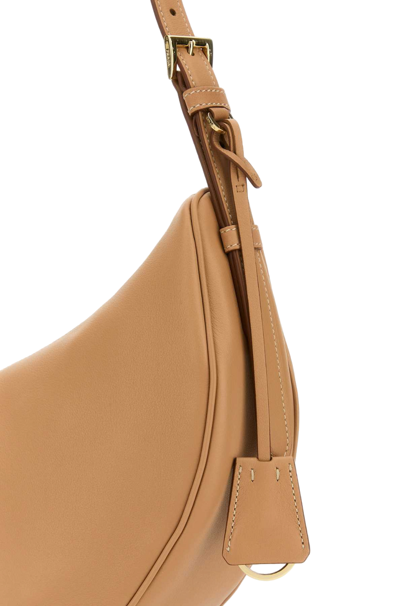 Prada Shoulder Bag — Beige Calfleather