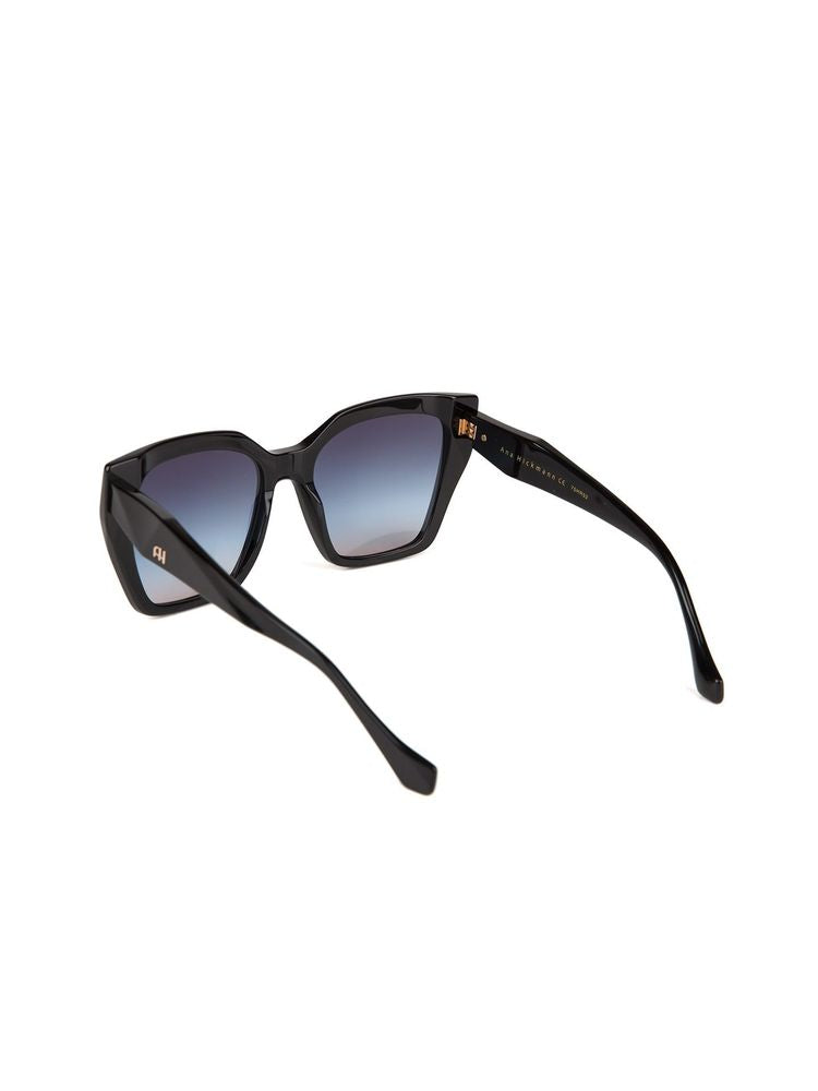 Ana Hickmann Ah9489 Gradient Lens Sunglasses — Black Acetate