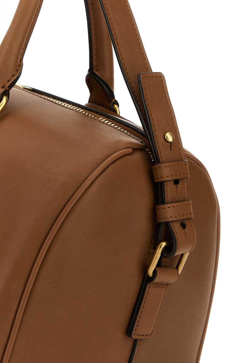 Saint Laurent Duffle Top Handle Bag — Brown